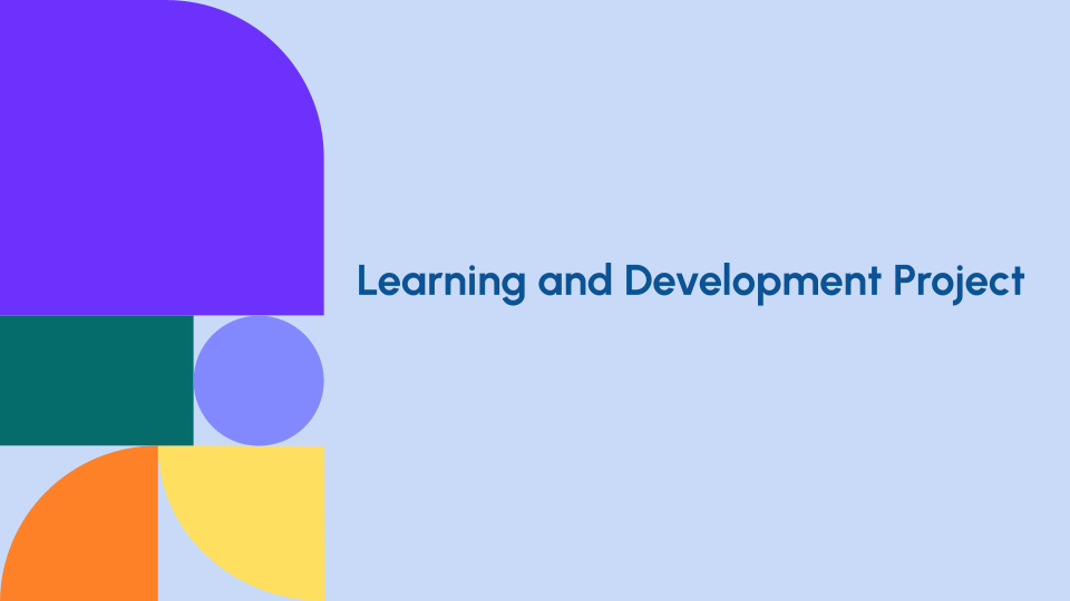 Learning and Development